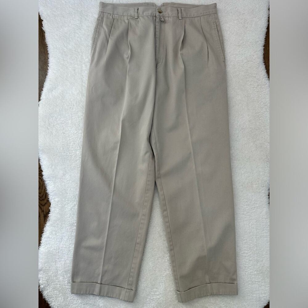 Faconnable men’s khaki trousers size 35